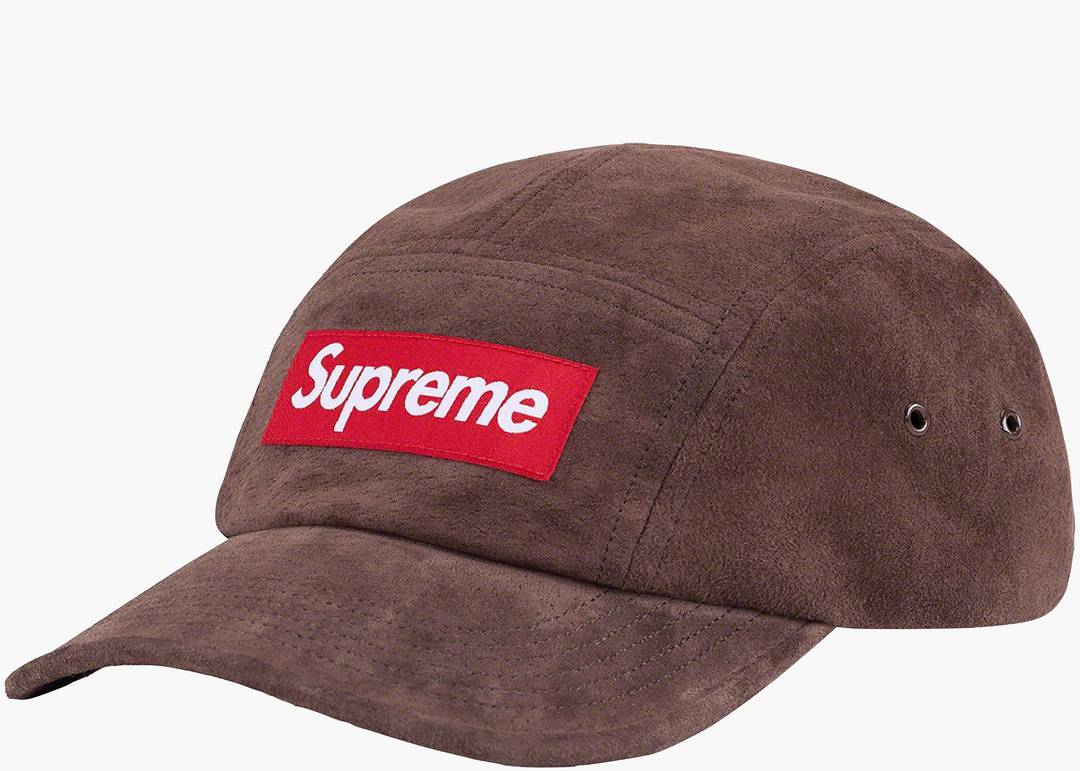 Supreme Suede Camp Cap (SS23) White