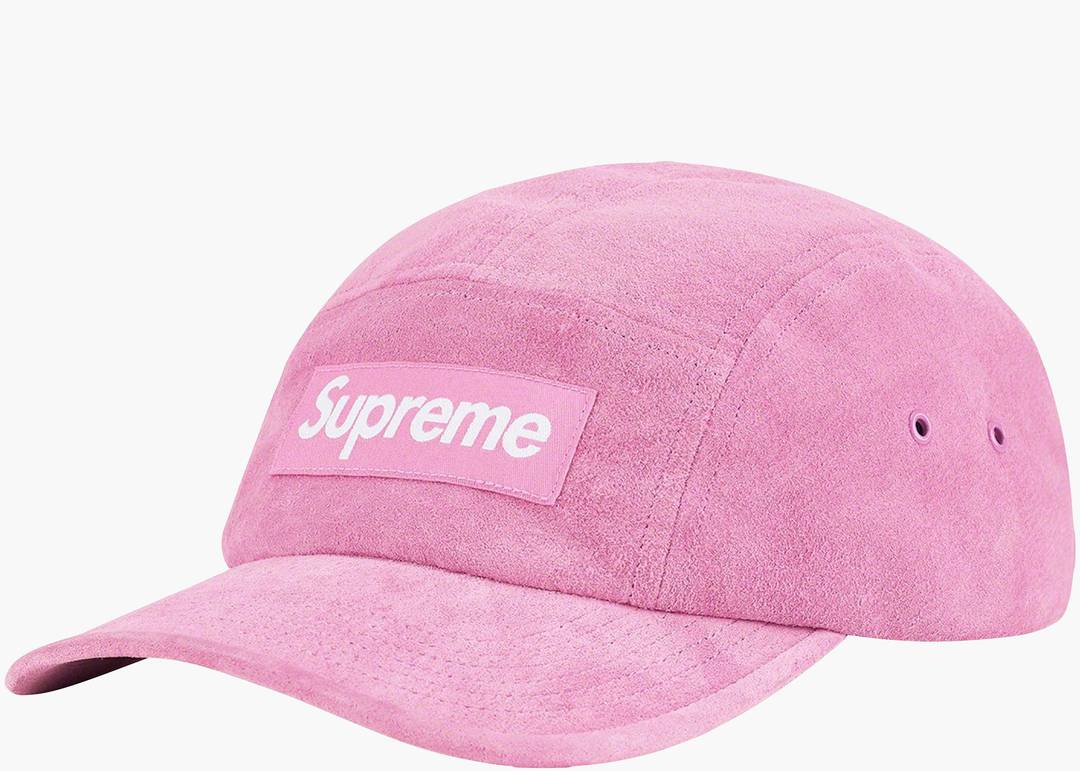 Supreme Suede Camp Cap (SS23) Pink | Hype Clothinga