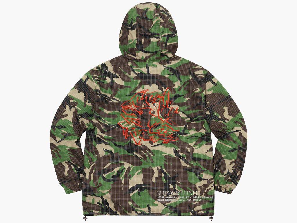 Supreme Support Unit Nylon Ripstop Jacket Swirl Camo