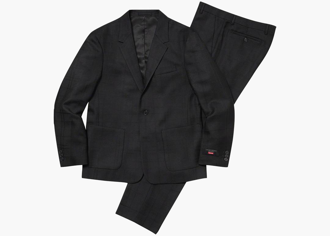 supreme Tartan Wool Suit Black/Small野口強-