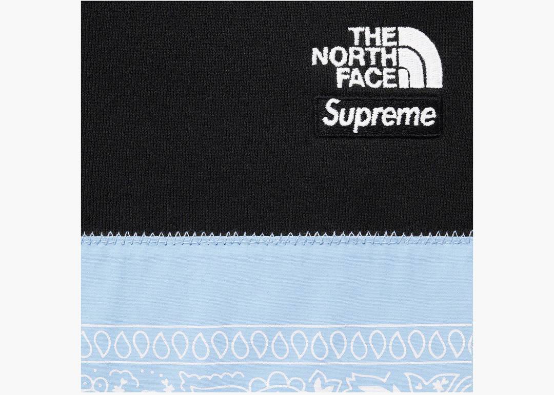 Supreme The North Face Bandana Sweatpant Black | Hype Clothinga