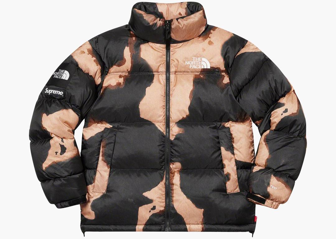 silk embroidered bomber jacket Tek - EllisonbronzeShops - SUPREME X THE NORTH  FACE BLEACHED DENIM PRINT NUPTSE JACKET Tek INDIGO FW2