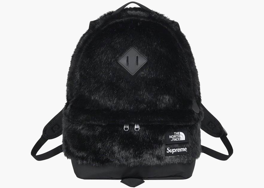 Supreme The North Face Faux Fur Backpack Black