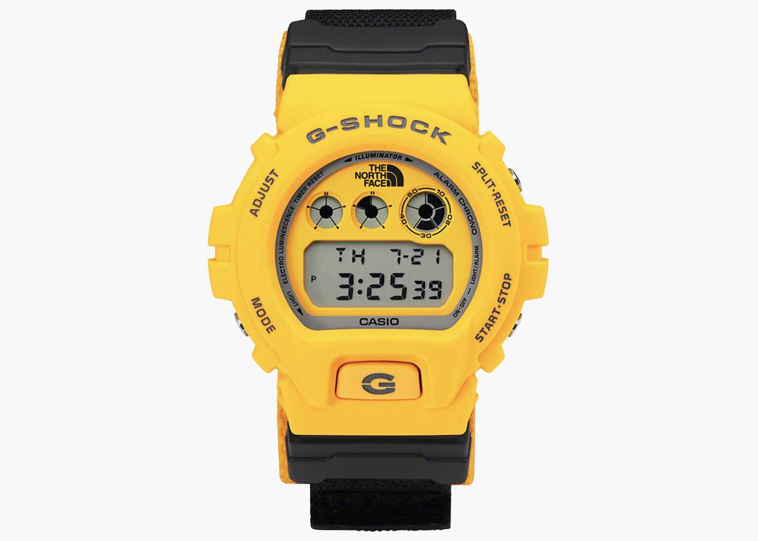 Supreme The North Face G-SHOCK Yellow24時間以内の発送可能 - 時計