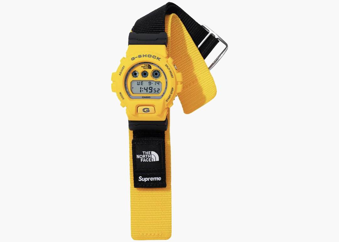 Supreme The North Face G-SHOCK Watch Yellow | Hype Clothinga