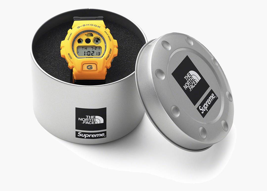 Supreme The North Face G-SHOCK Watch Yellow | Hype Clothinga