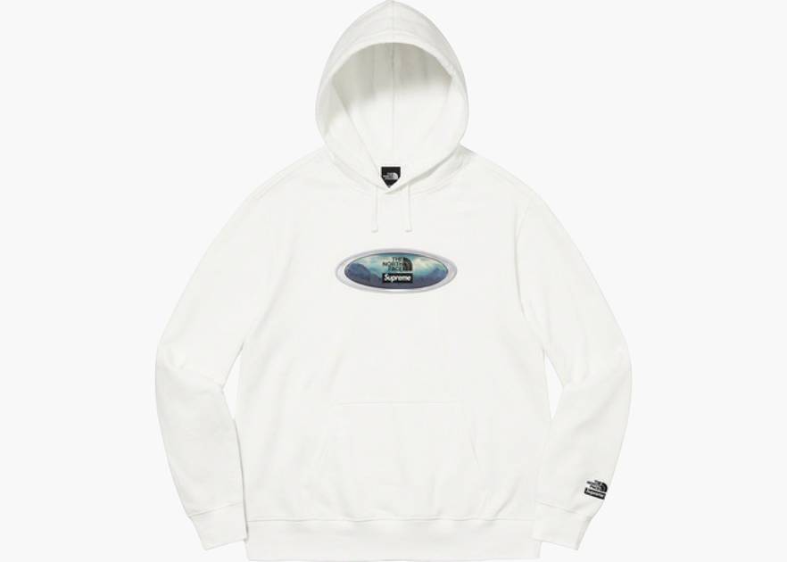 Supreme The North Face Lenticular Mountains Hooded Sweatshirt