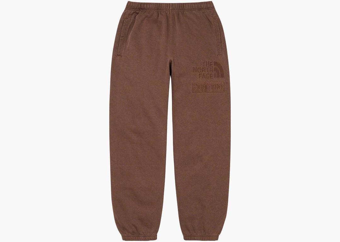 Supreme The North Face Pigment Printed Sweatpant (FW22) Brown