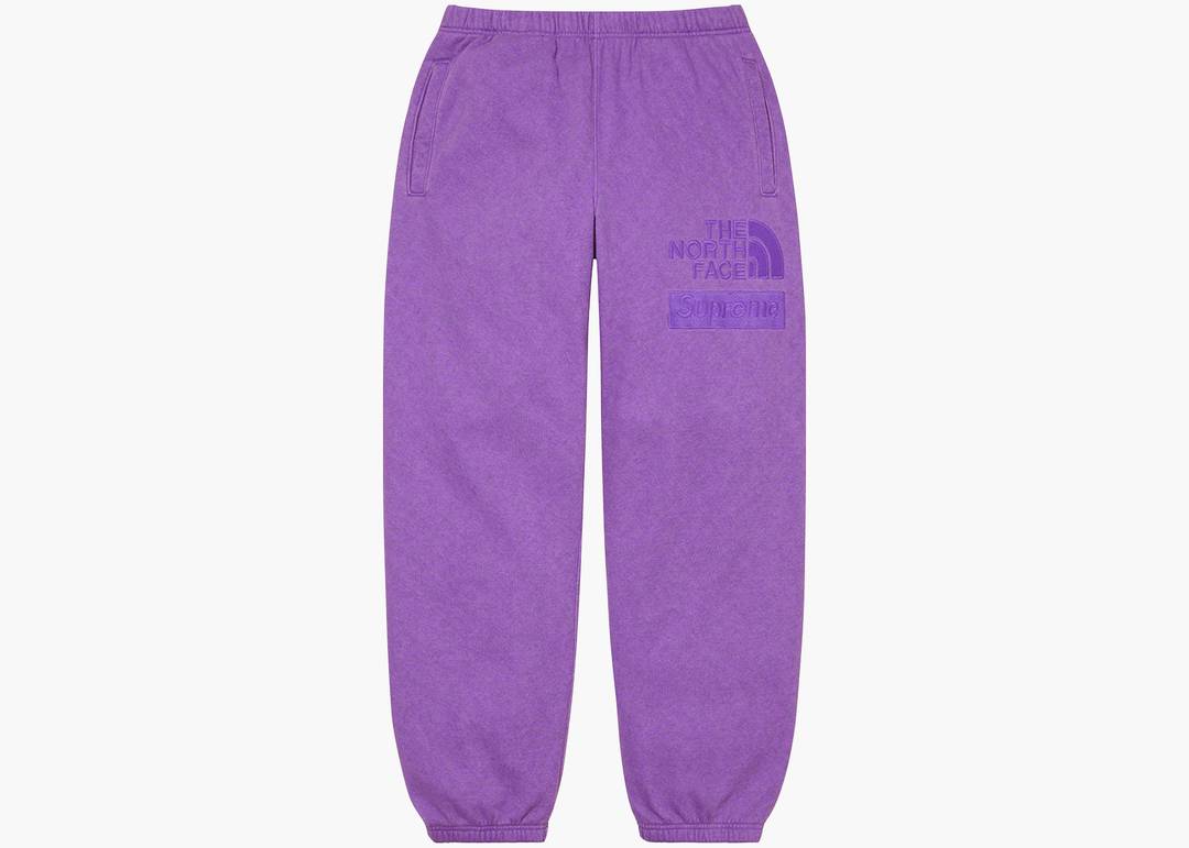 Supreme The North Face Pigment Printed Sweatpant (FW22) Purple