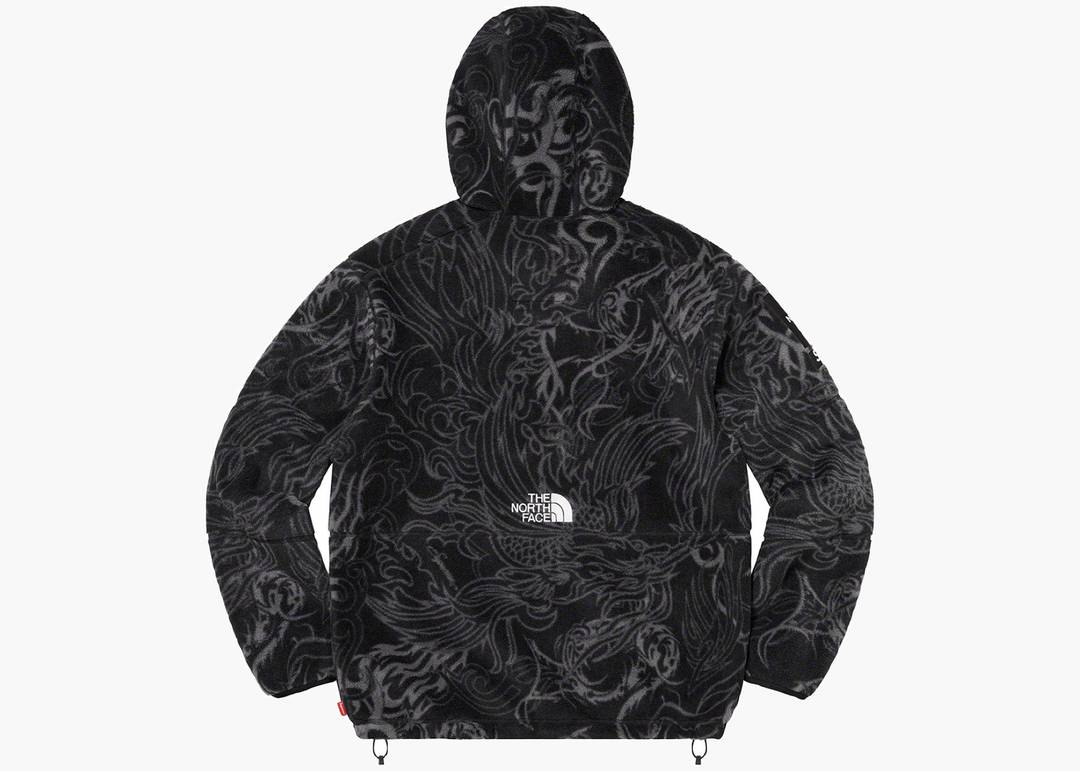 Supreme The North Face Steep Tech Fleece Pullover Black Dragon