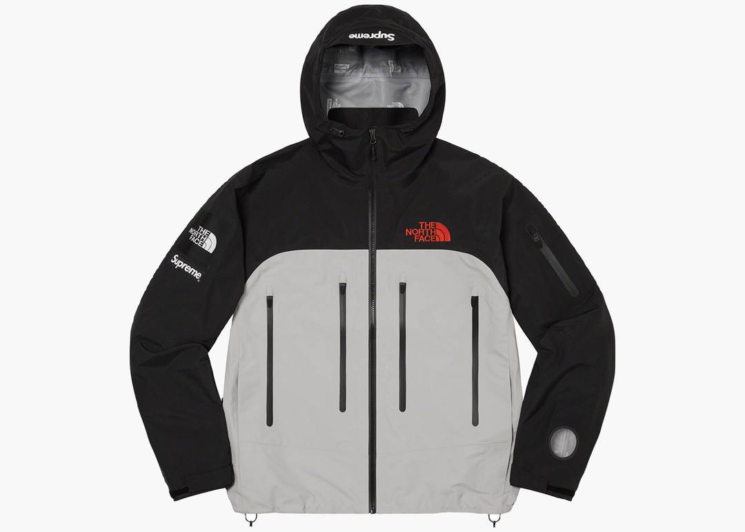 Supreme The North Face Taped Seam Shell Jacket Grey | Hype Clothinga