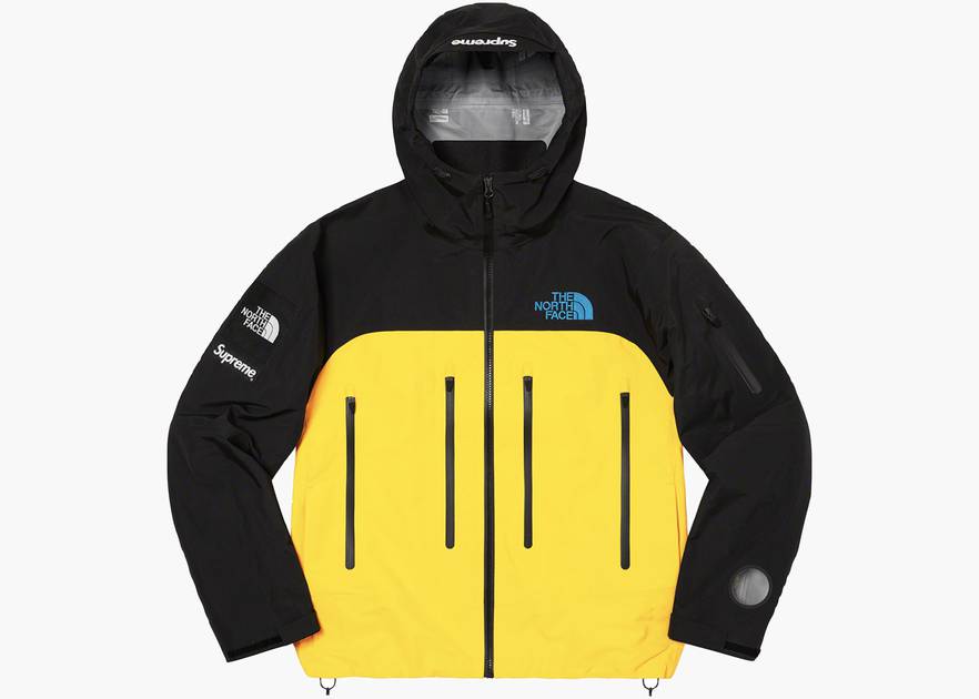 Supreme The North Face Taped Seam Shell Jacket Yellow | Hype Clothinga