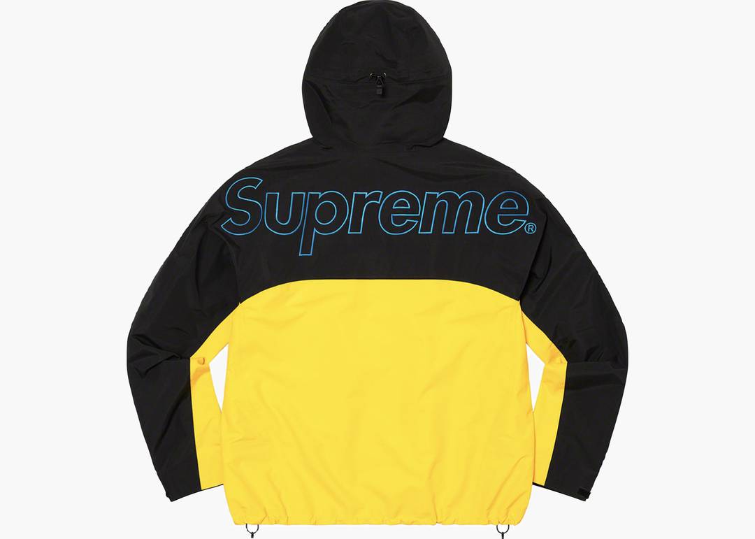 Supreme The North Face Taped Seam Shell Jacket Yellow | Hype Clothinga