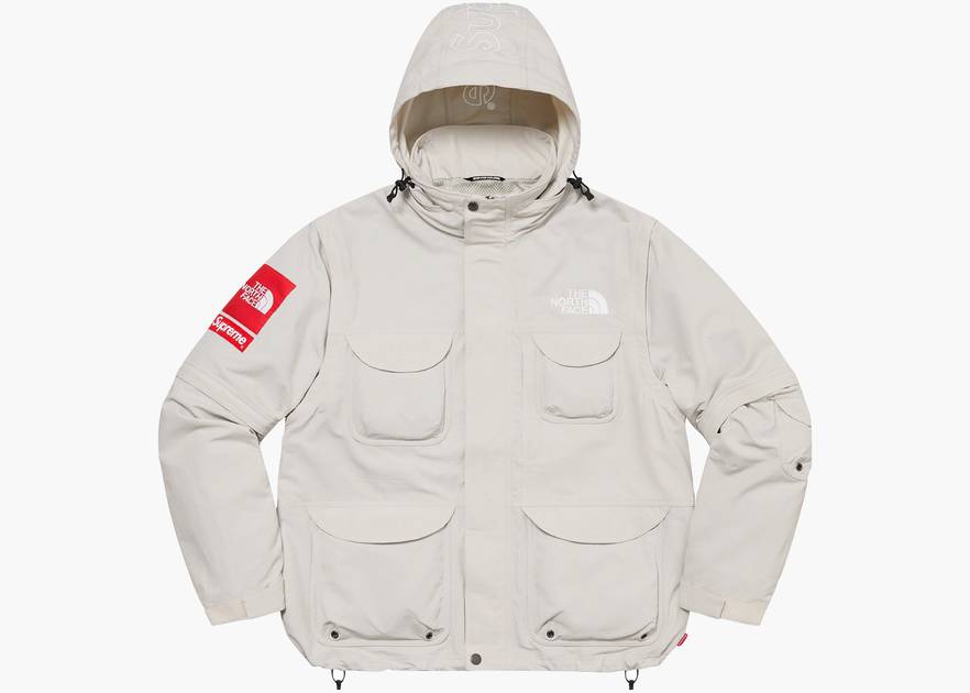 Supreme The North Face Trekking Convertible Jacket White | Hype Clothinga