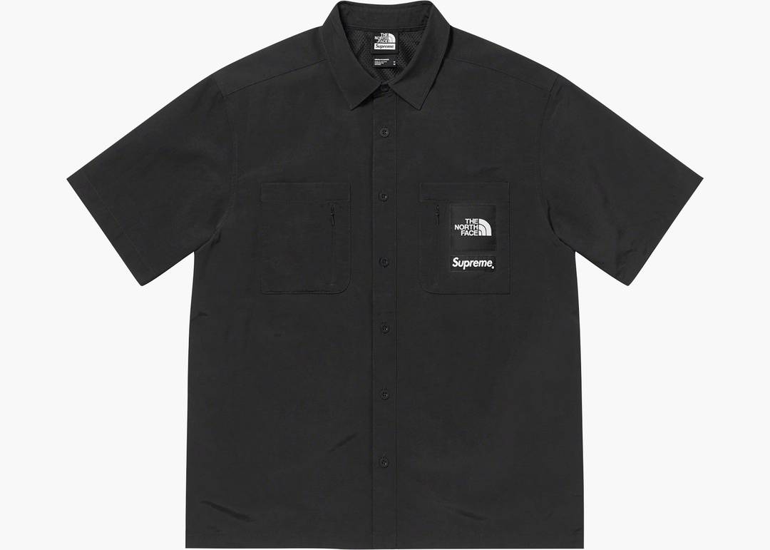 Supreme The North Face Trekking S/S Shirt Black | Hype Clothinga