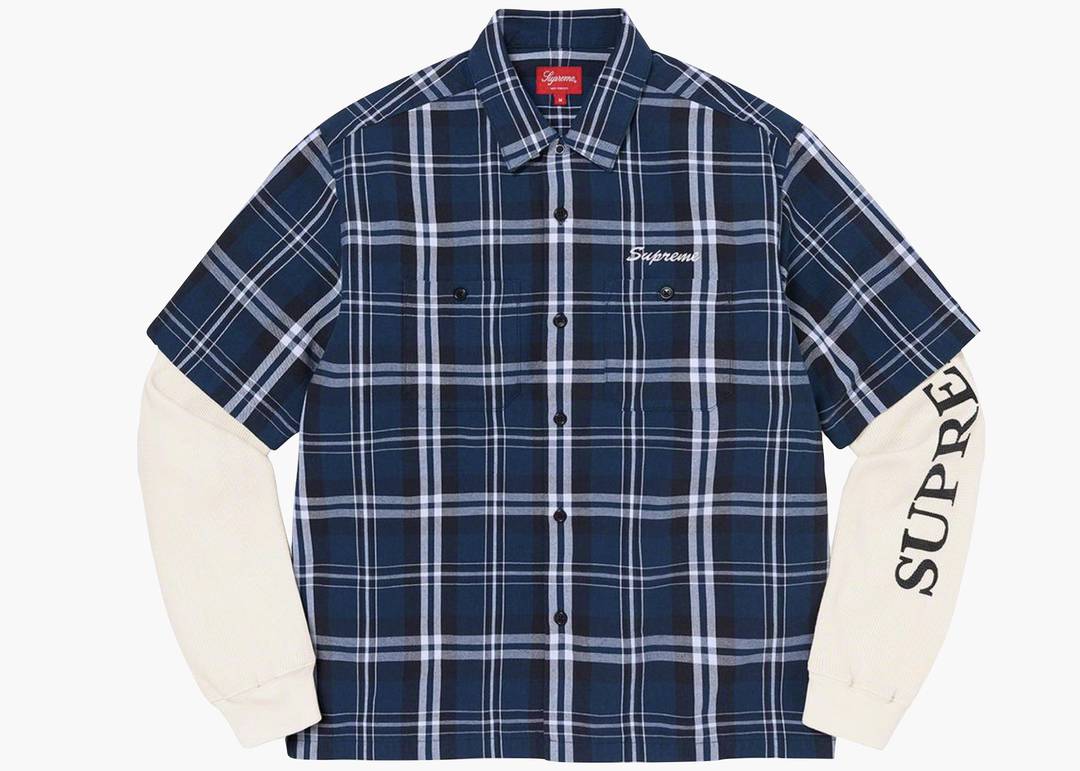 Supreme Thermal Work Shirt Plaid | Hype Clothinga