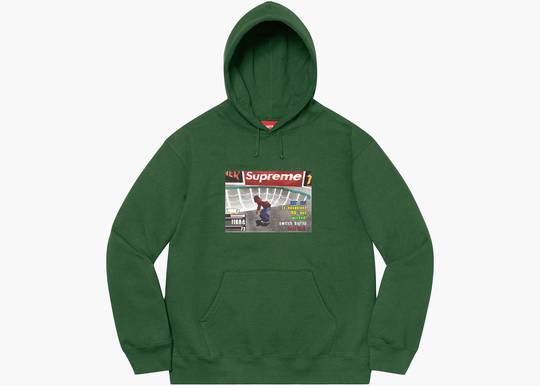 Supreme Thrasher Hooded Sweatshirt Green | Hype Clothinga