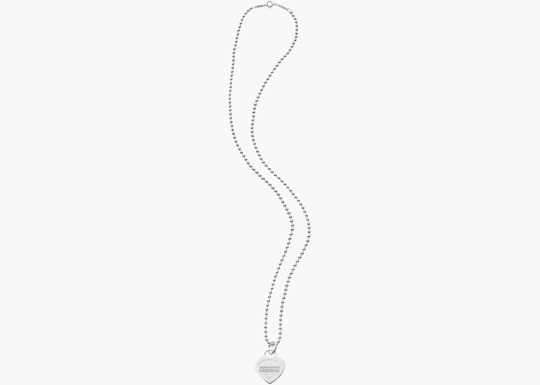 Supreme Tiffany & Co. Heart Tag Pendant | Hype Clothinga Supreme Tiffany & Co. Heart Tag Pendant | Hype Clothinga
