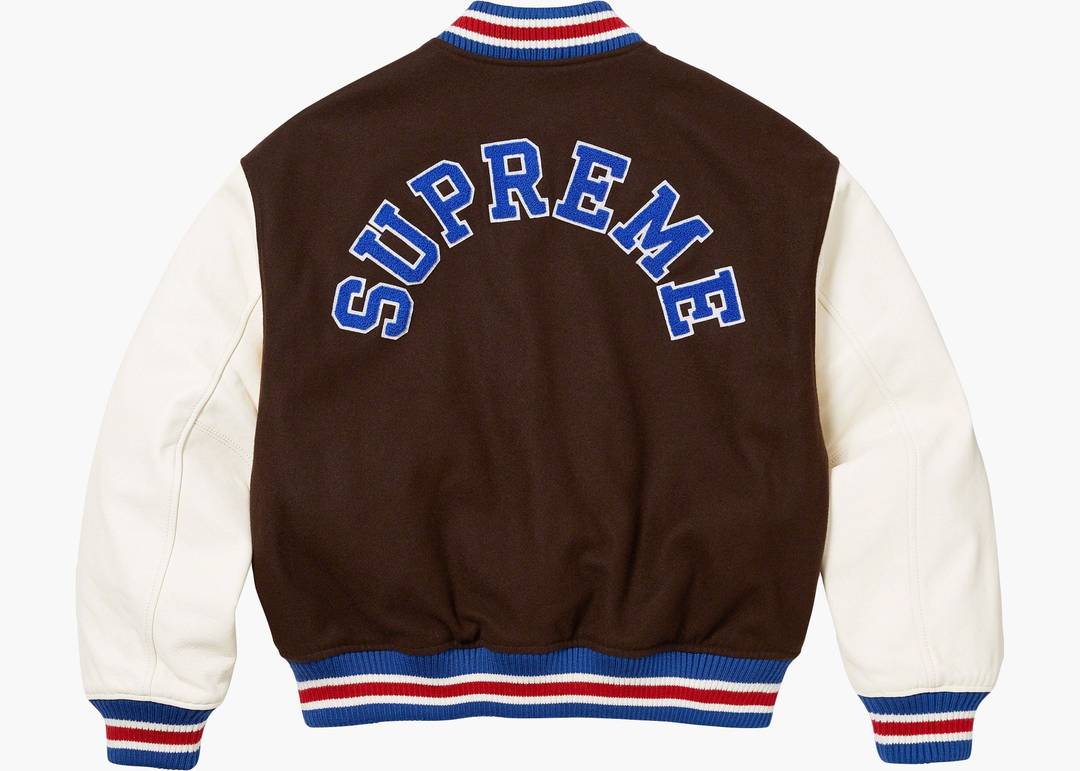 Supreme Tiger Varsity Jacket Brown | Hype Clothinga Supreme Tiger Varsity Jacket Brown | Hype Clothinga