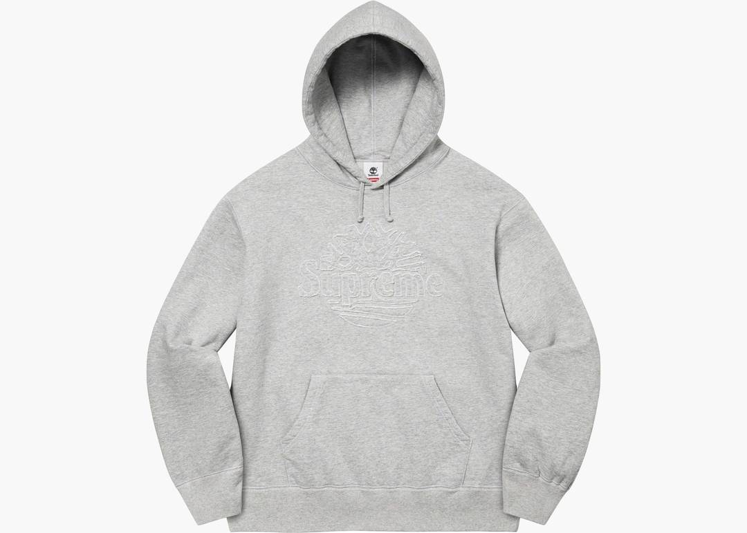 Supreme Timberland Hooded Sweatshirt (SS23) Heather Grey