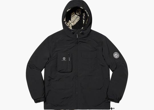 Supreme Timberland Reversible Ripstop Jacket Black | Hype