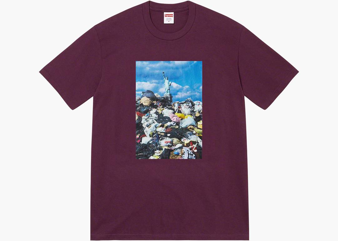 Supreme Trash Tee Eggplant | Hype Clothinga