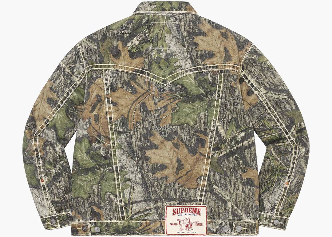 Supreme True Religion Denim Trucker Jacket Mossy Oak Camo | Hype