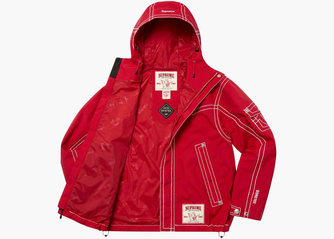 Supreme True Religion GORE-TEX Shell Jacket Red | Hype Clothinga