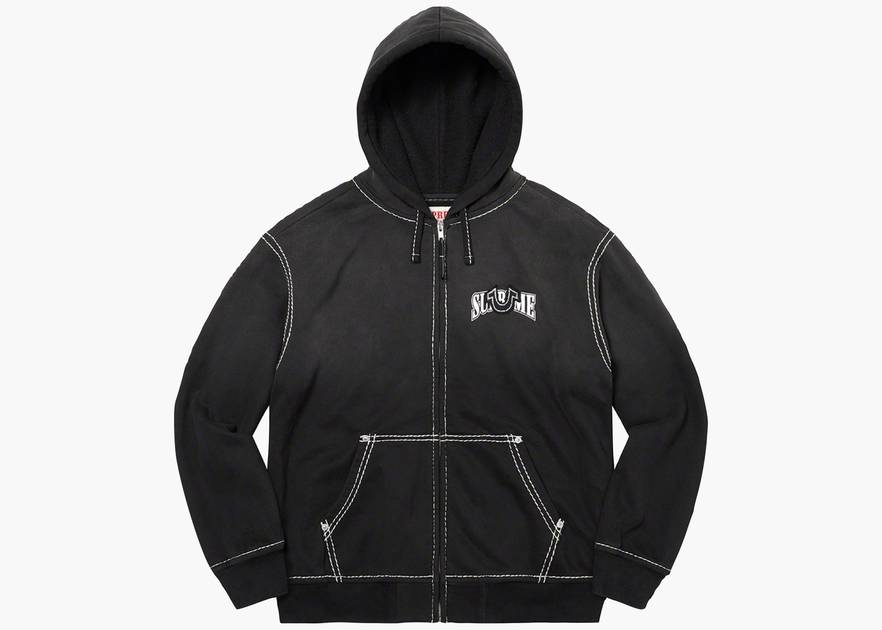 Buy Supreme x True Religion Zip Up Hooded Sweatshirt 'Black