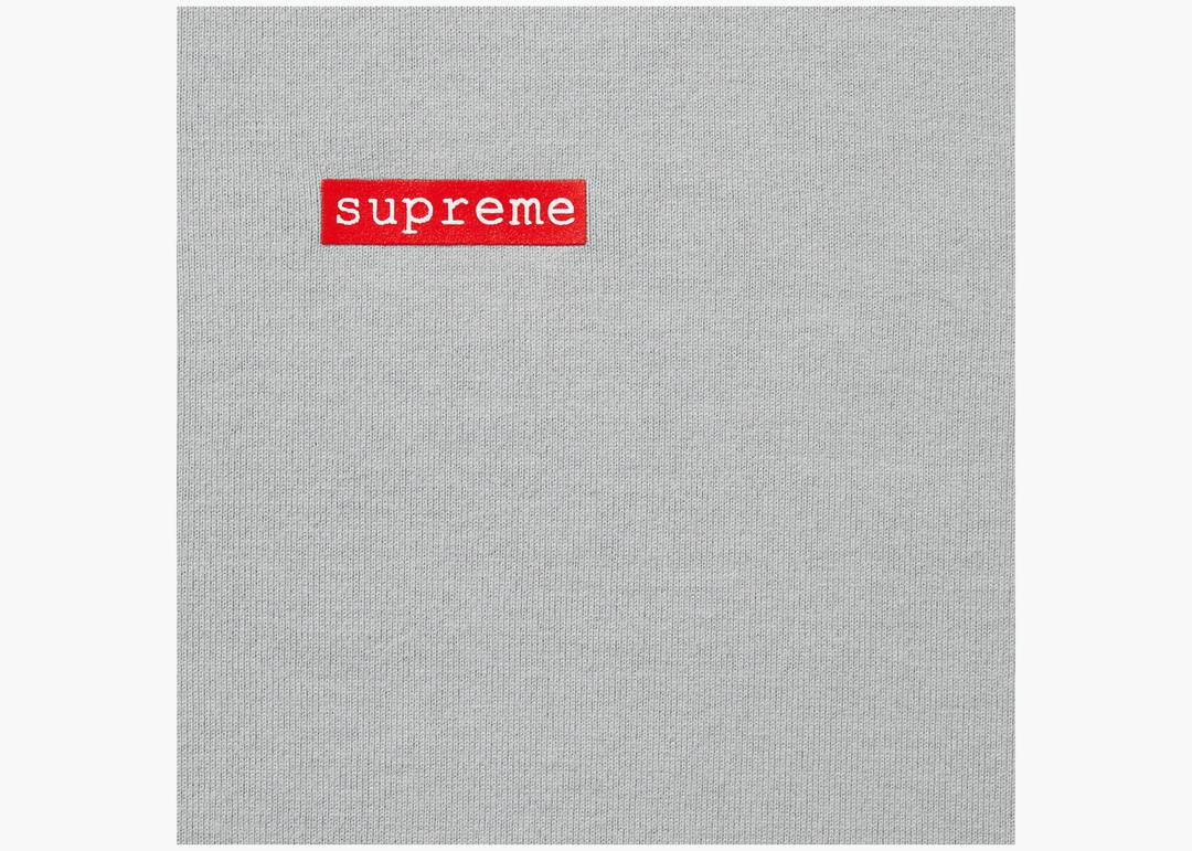 Supreme Typewriter S/S Top Grey | Hype Clothinga