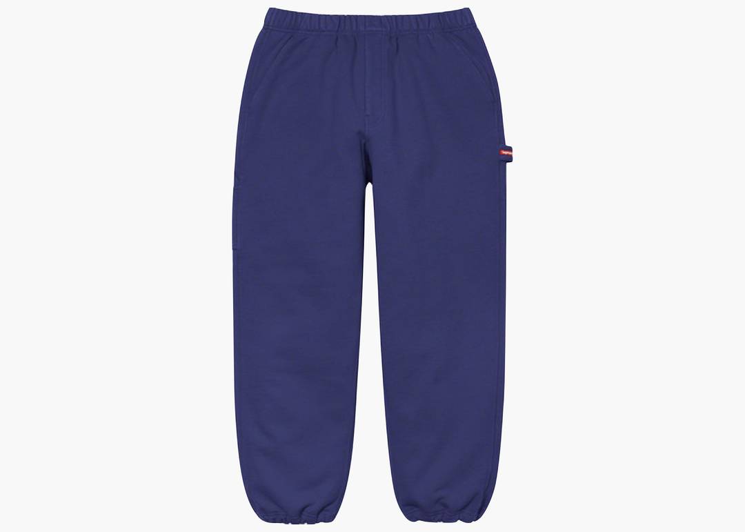 Supreme Utility Pocket Sweatpant Washed Navy | Hype Clothinga