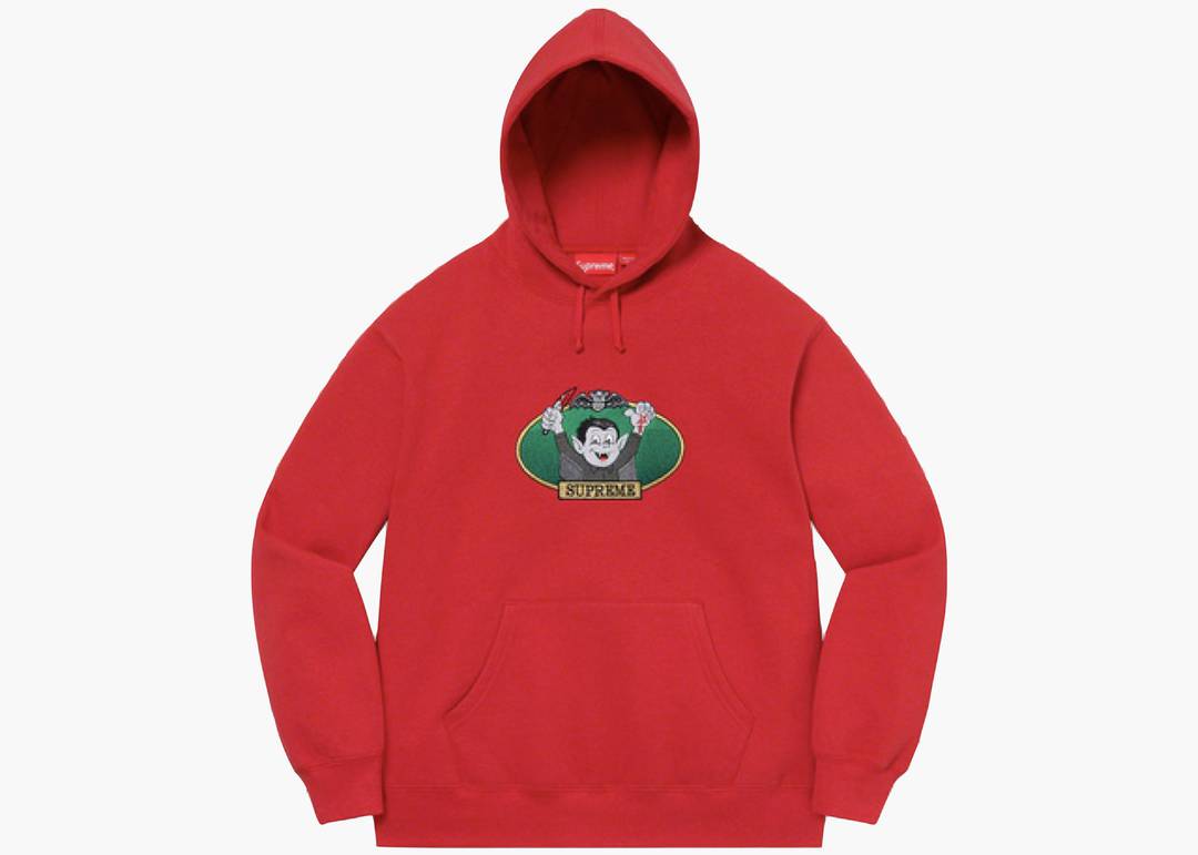 Supreme Vampire Boy Hooded Sweatshirt Red | Hype Clothinga