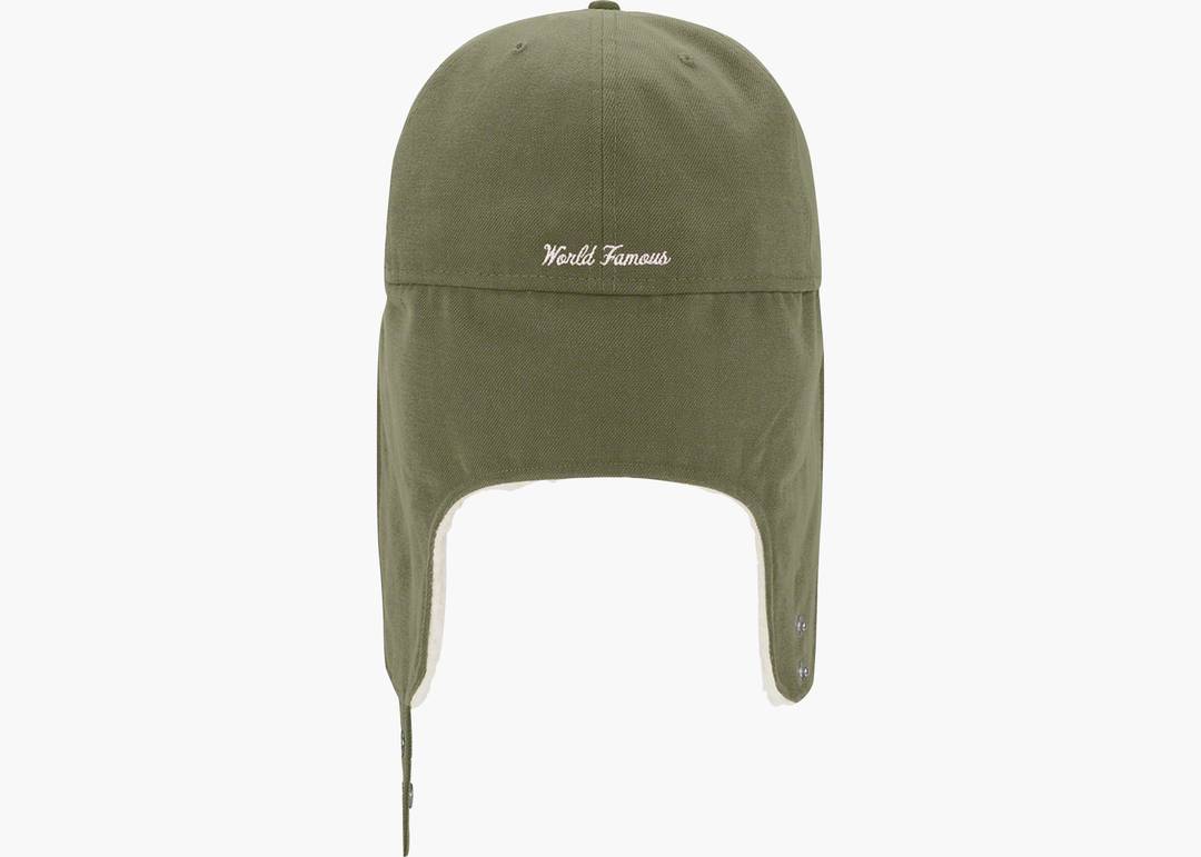 Supreme WINDSTOPPER Earflap Box Logo New Era Dark Olive | Hype