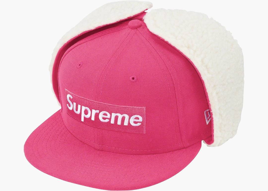 日本限定 Supreme newera earflap boxlogo 7 1/4 | artfive.co.jp