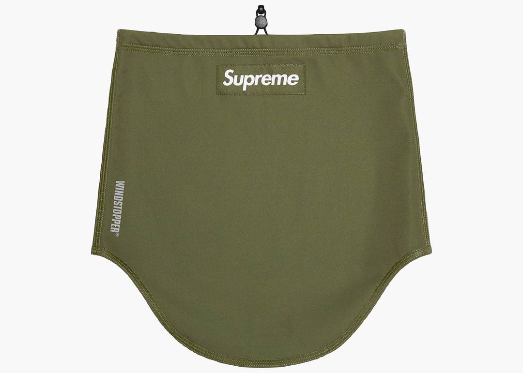 Supreme WINDSTOPPER Neck Gaiter (FW22) Dark Olive | Hype Clothinga