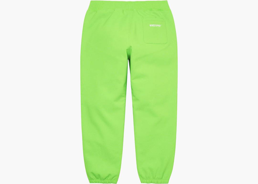 Supreme WINDSTOPPER Sweatpant (FW21) Bright Green | Hype Clothinga