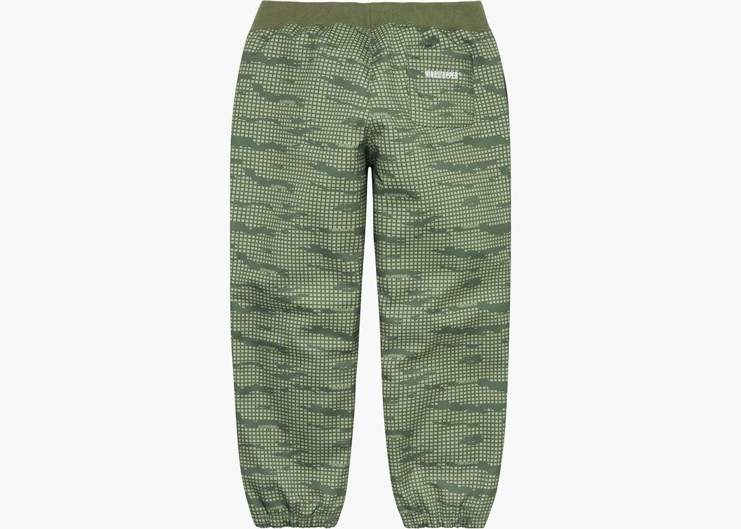 Supreme WINDSTOPPER Sweatpant (FW21) Olive Grid Camo | Hype Clothinga