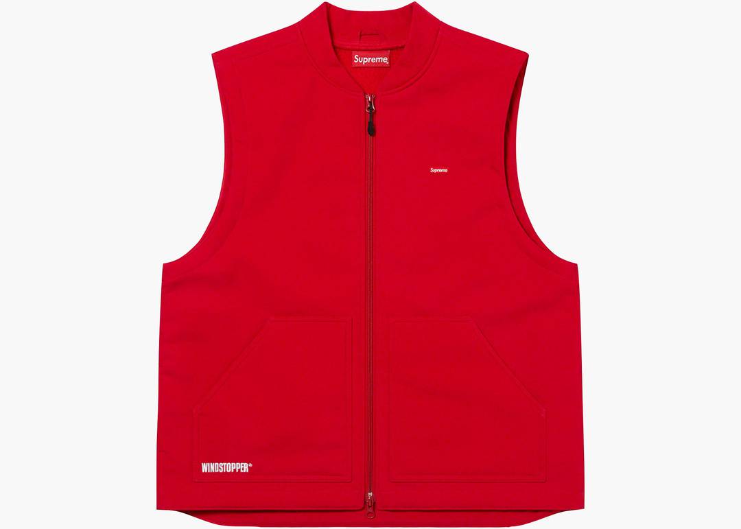 Supreme WINDSTOPPER Work Vest Red | Hype Clothinga