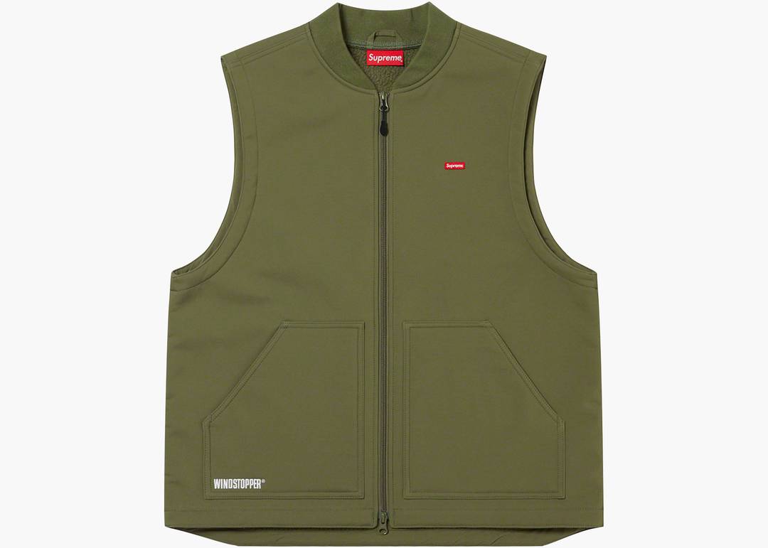 Supreme WINDSTOPPER Work Vest Dark Olive | Hype Clothinga