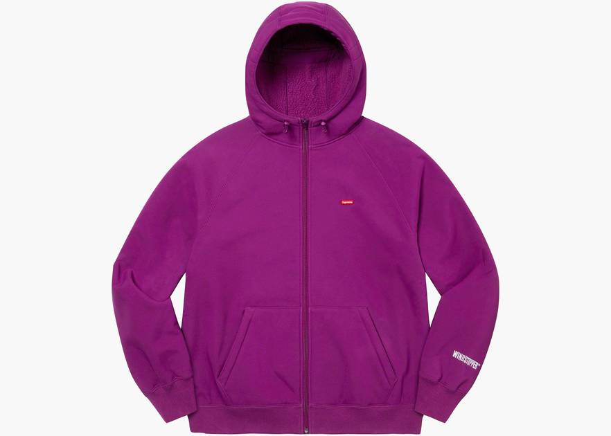 Supreme WINDSTOPPER Zip Up Hooded Sweatshirt (FW21) Purple Supreme WINDSTOPPER Zip Up Hooded Sweatshirt (FW21) Purple