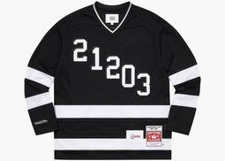 Supreme WTAPS Mitchell & Ness Hockey Jersey Black | Hype