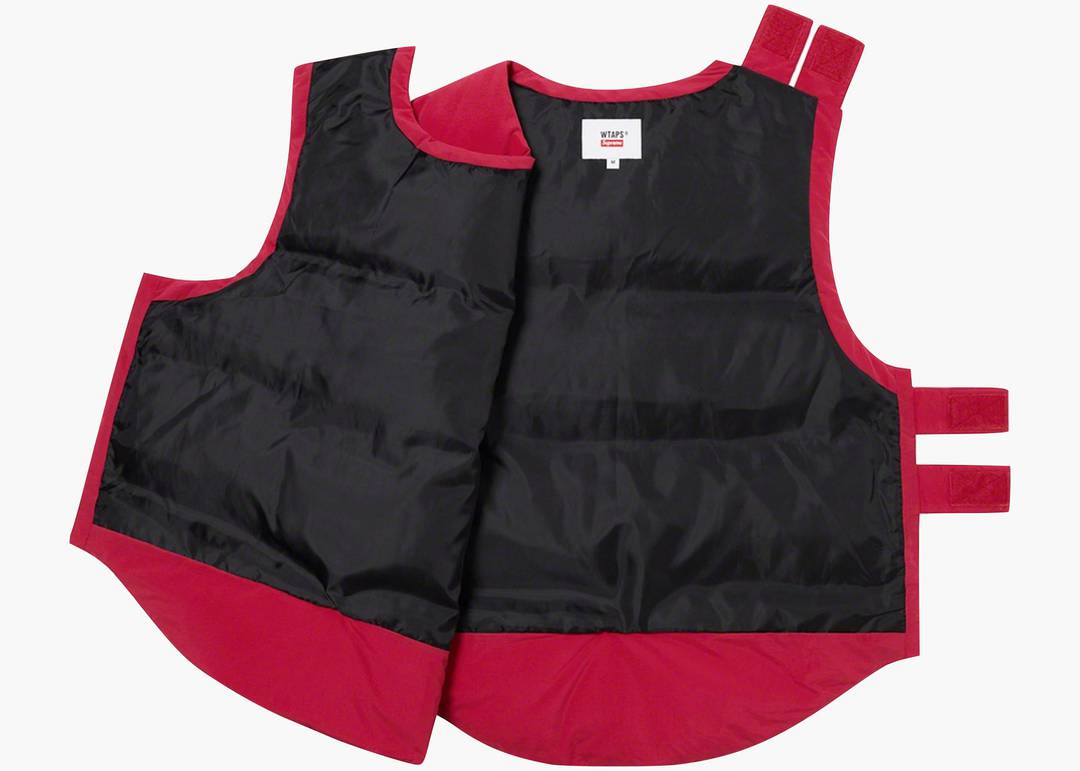 Supreme WTAPS Tactical Down Vest Red | Hype Clothinga