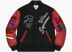 Supreme WTAPS Varsity Jacket Black | Hype Clothinga Supreme WTAPS Varsity Jacket Black | Hype Clothinga