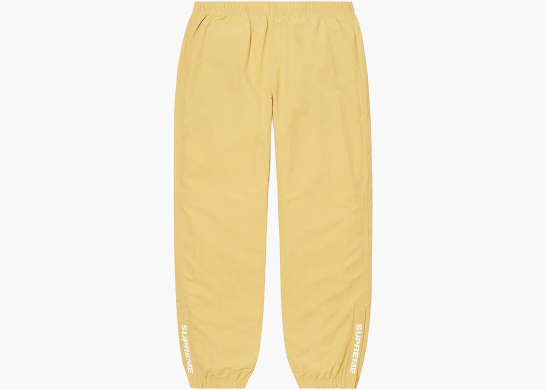 Supreme Warm Up Pant Pale Yellow | Hype Clothinga Supreme Warm Up Pant Pale Yellow | Hype Clothinga