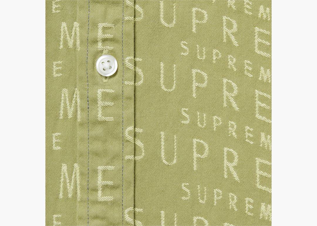 Supreme Jacquard Logos Denim Overalls 'Blue