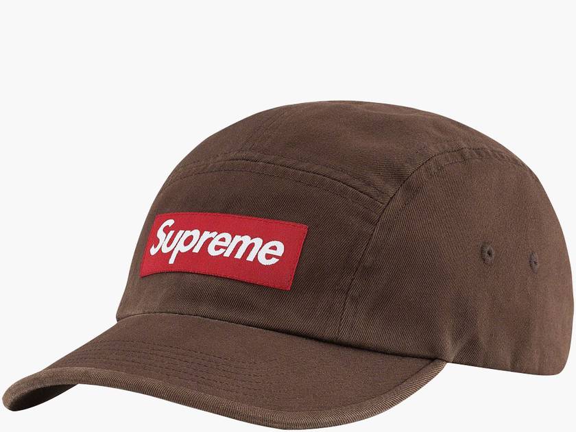 Supreme Washed Chino Twill Camp Cap-