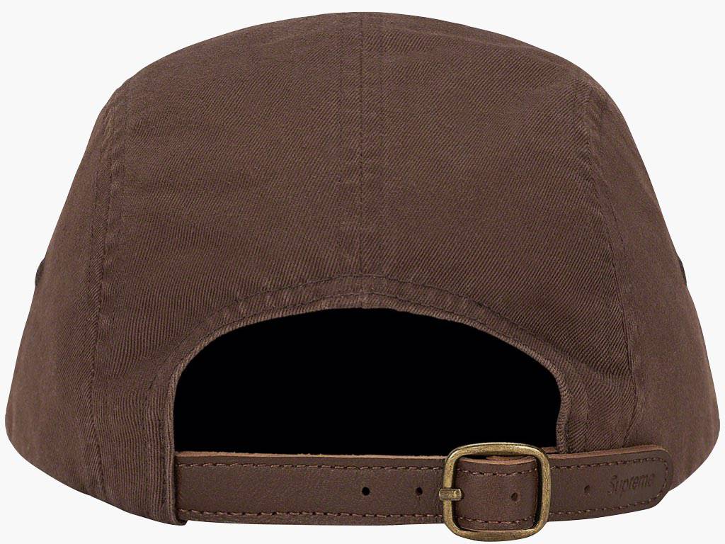 Supreme Washed Chino Twill Camp Cap Brown | Hype Clothinga