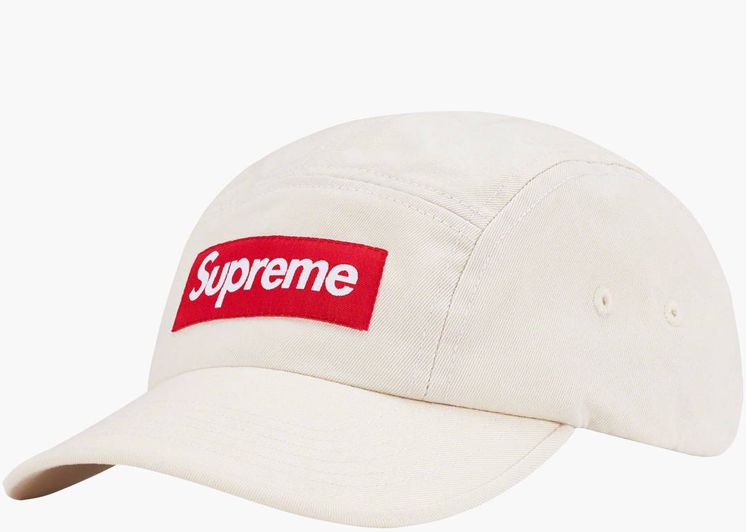 Supreme Washed Chino Twill Camp Cap Cap (SS22) Stone | Hype Clothinga