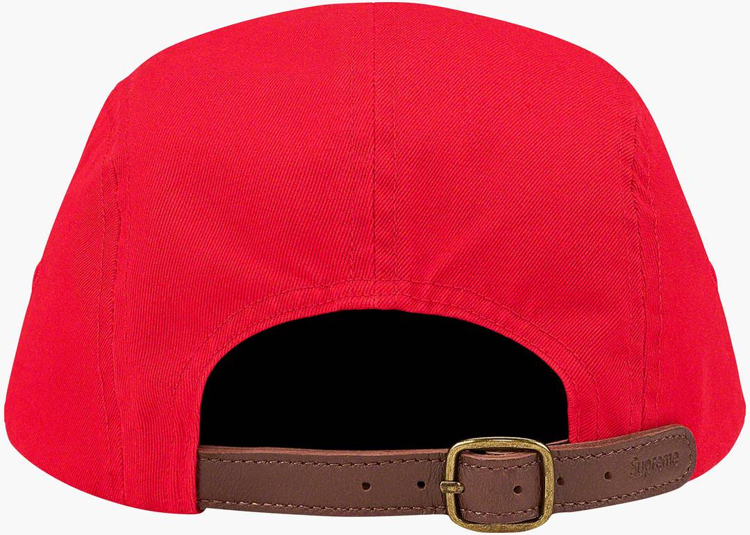 Supreme Washed Chino Twill Camp Cap Cap (SS22) Red | Hype Clothinga