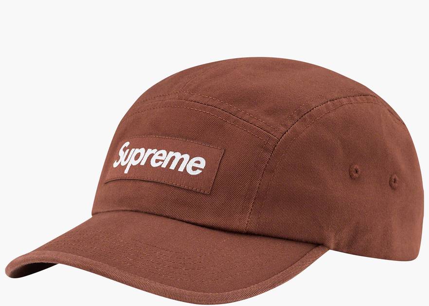 Supreme Washed Chino Twill Camp cap 20FWの